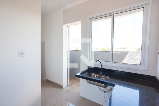 Cozinha de apartamento para alugar com 2 quartos, 54m² em Nova Uberlândia, Uberlândia
