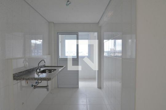 Cozinha de apartamento à venda com 3 quartos, 82m² em Parque das Nações, Santo André
