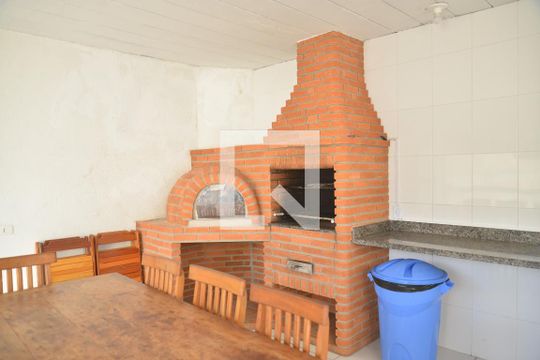 Área comum - Churrasqueira de apartamento à venda com 3 quartos, 82m² em Parque das Nações, Santo André