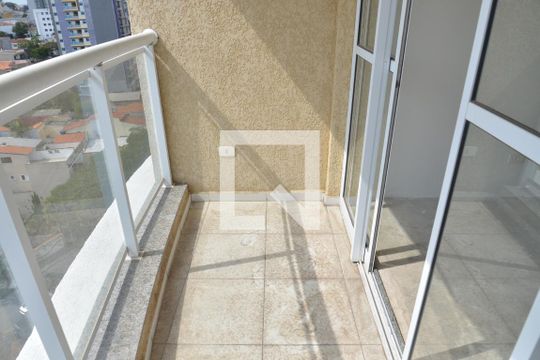 Varanda da Sala de apartamento à venda com 3 quartos, 82m² em Parque das Nações, Santo André
