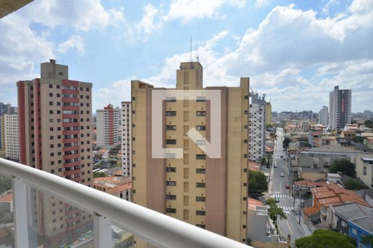 Varanda da Sala de apartamento à venda com 3 quartos, 82m² em Parque das Nações, Santo André