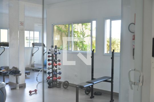 Área comum - Academia de apartamento à venda com 3 quartos, 82m² em Parque das Nações, Santo André