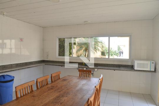 Área comum - Churrasqueira de apartamento à venda com 3 quartos, 82m² em Parque das Nações, Santo André