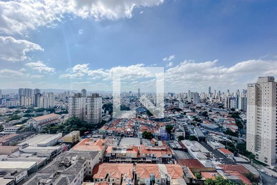 Vista da Suíte de apartamento para alugar com 1 quarto, 28m² em Alto da Mooca, São Paulo