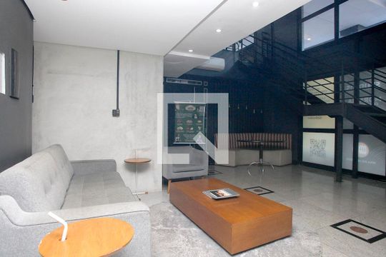 Área Comum - Lounge Recepção de kitnet/studio para alugar com 1 quarto, 27m² em Cidade Baixa, Porto Alegre