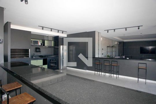 Área Comum - Espaço Gourmet de kitnet/studio para alugar com 1 quarto, 27m² em Cidade Baixa, Porto Alegre