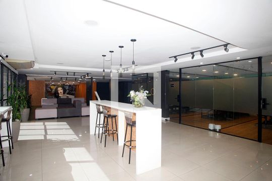 Área Comum - Cowork de kitnet/studio para alugar com 1 quarto, 27m² em Cidade Baixa, Porto Alegre