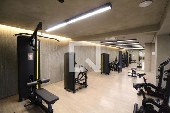 Área Comum - Academia de kitnet/studio para alugar com 1 quarto, 31m² em Indianópolis, São Paulo