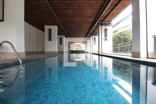 Área Comum - Piscina de kitnet/studio para alugar com 1 quarto, 31m² em Indianópolis, São Paulo