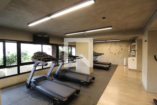Área Comum - Academia de kitnet/studio para alugar com 1 quarto, 31m² em Indianópolis, São Paulo