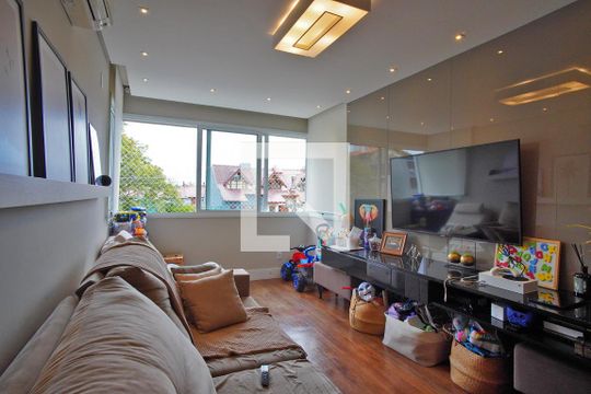 Sala de apartamento à venda com 3 quartos, 93m² em Jardim Itu, Porto Alegre