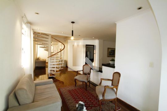 Sala de apartamento à venda com 5 quartos, 150m² em Santa Lúcia, Belo Horizonte