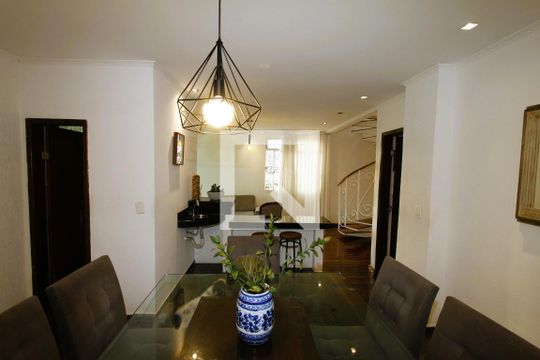 Sala de Jantar de apartamento à venda com 5 quartos, 150m² em Santa Lúcia, Belo Horizonte