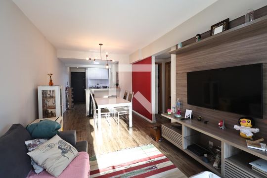 Sala de apartamento à venda com 2 quartos, 76m² em Centro, Santo André