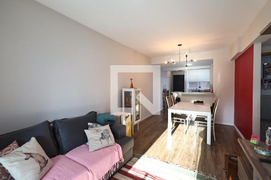 Sala de apartamento à venda com 2 quartos, 76m² em Centro, Santo André