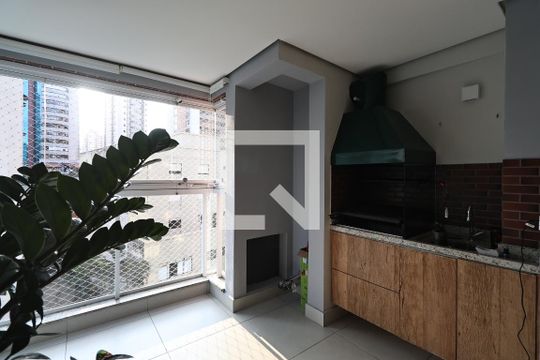 Varanda gourmet de apartamento à venda com 2 quartos, 76m² em Centro, Santo André