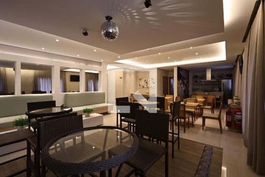 Área comum - Salão de festas de apartamento para alugar com 2 quartos, 76m² em Centro, Santo André