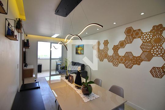 Sala de apartamento à venda com 2 quartos, 52m² em Baeta Neves, São Bernardo do Campo