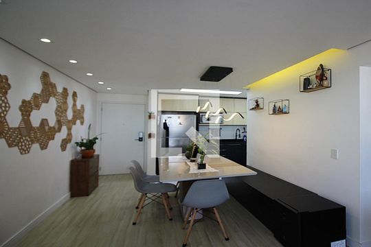 Sala de apartamento à venda com 2 quartos, 52m² em Baeta Neves, São Bernardo do Campo