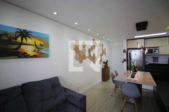 Sala de apartamento à venda com 2 quartos, 52m² em Baeta Neves, São Bernardo do Campo