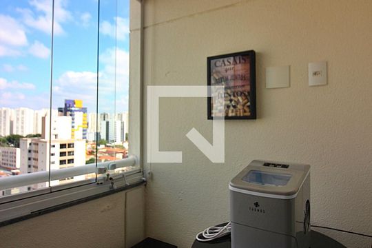 Varanda da Sala de apartamento à venda com 2 quartos, 52m² em Baeta Neves, São Bernardo do Campo