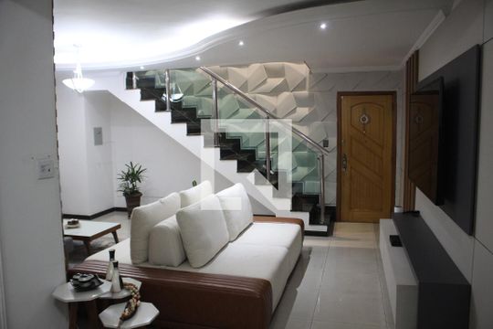 Sala de apartamento à venda com 4 quartos, 240m² em Inconfidentes, Contagem