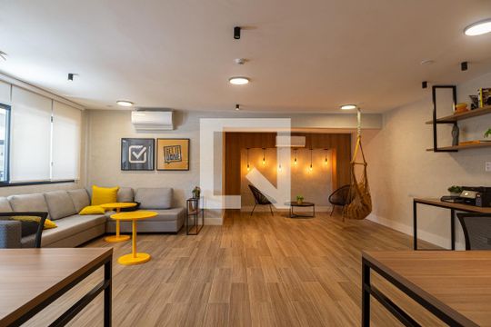 Área comum - Coworking de kitnet/studio à venda com 1 quarto, 19m² em Bela Vista, São Paulo