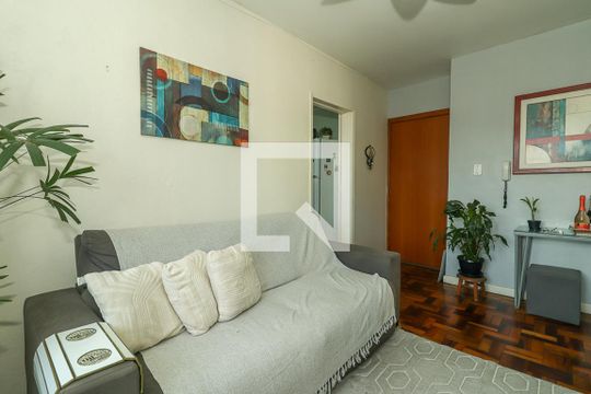 Sala de apartamento à venda com 2 quartos, 59m² em São Sebastião, Porto Alegre