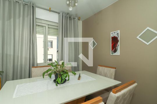 Quarto 2 / Sala de jantar de apartamento à venda com 2 quartos, 59m² em São Sebastião, Porto Alegre