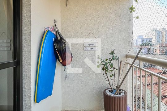 Varanda da Sala de apartamento à venda com 3 quartos, 110m² em Santa Maria, São Caetano do Sul