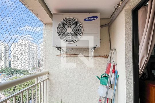 Varanda da Sala de apartamento à venda com 3 quartos, 110m² em Santa Maria, São Caetano do Sul
