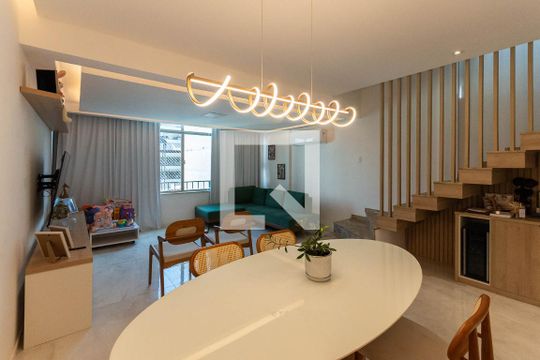 Sala de apartamento à venda com 3 quartos, 200m² em Tijuca, Rio de Janeiro