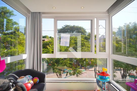 Vista da Sala/ de apartamento à venda com 2 quartos, 70m² em Mauá, Novo Hamburgo