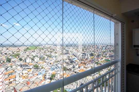 Varanda da Sala de apartamento à venda com 2 quartos, 51m² em Centro, Diadema