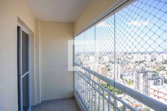 Varanda da Sala de apartamento à venda com 2 quartos, 51m² em Centro, Diadema