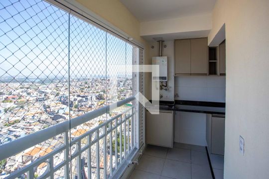 Varanda da Sala de apartamento à venda com 2 quartos, 51m² em Centro, Diadema