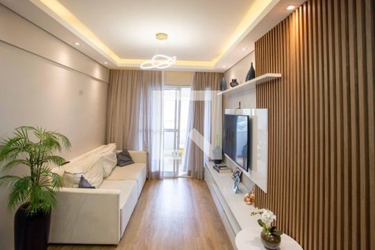 Sala de apartamento à venda com 3 quartos, 70m² em Centro, Diadema