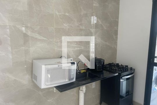 Cozinha de apartamento para alugar com 2 quartos, 44m² em Residencial Parque da Fazenda, Campinas