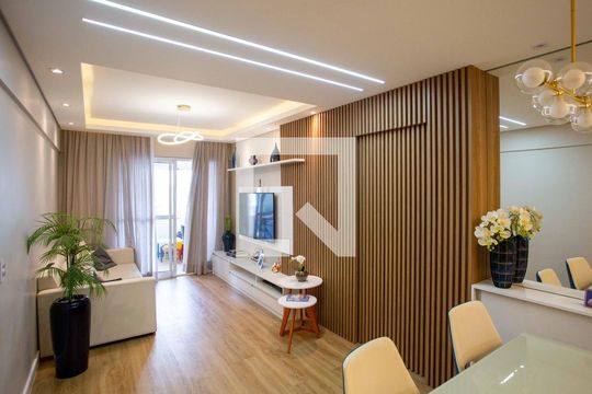 Sala de apartamento à venda com 3 quartos, 70m² em Centro, Diadema