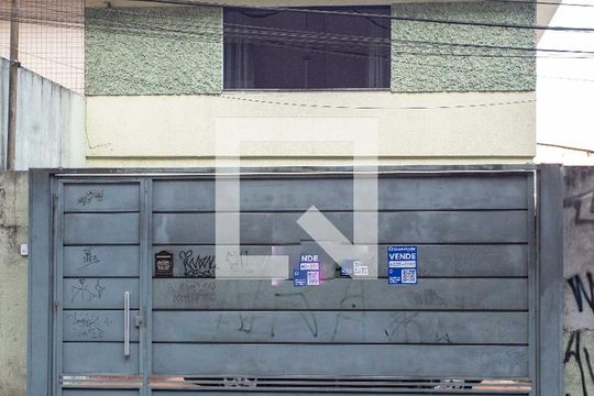 Fachada/ Placa  de casa à venda com 2 quartos, 120m² em Centro, Diadema