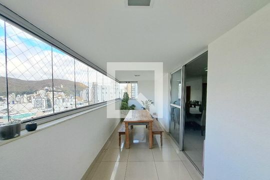 Varanda da Sala de apartamento à venda com 4 quartos, 127m² em Buritis, Belo Horizonte
