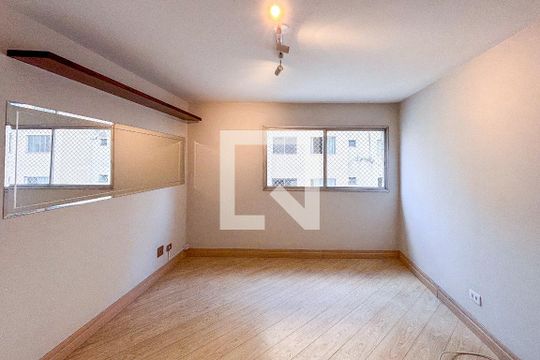 Sala de apartamento à venda com 1 quarto, 43m² em Pinheiros, São Paulo