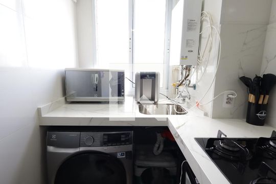 Área de Serviço de apartamento à venda com 2 quartos, 43m² em Jardim Monte Alegre, Taboão da Serra