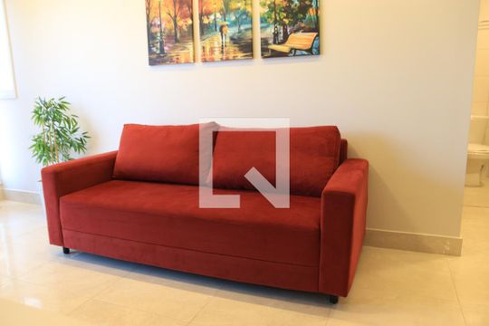 Sala de apartamento para alugar com 1 quarto, 46m² em Setor Marista, Goiânia