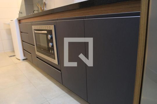 Cozinha e Área de Serviço de apartamento para alugar com 1 quarto, 46m² em Setor Marista, Goiânia