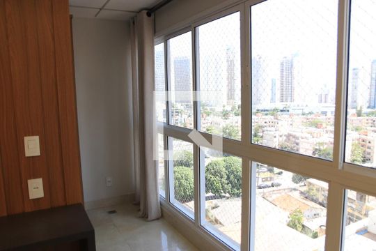Varanda de apartamento para alugar com 1 quarto, 46m² em Setor Marista, Goiânia