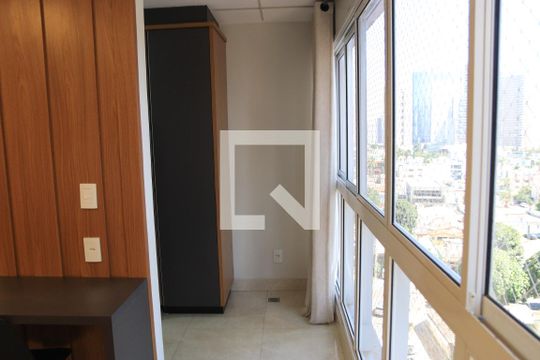 Varanda de apartamento para alugar com 1 quarto, 46m² em Setor Marista, Goiânia