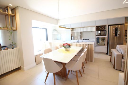 Sala de Jantar de apartamento à venda com 2 quartos, 78m² em Centro, Osasco