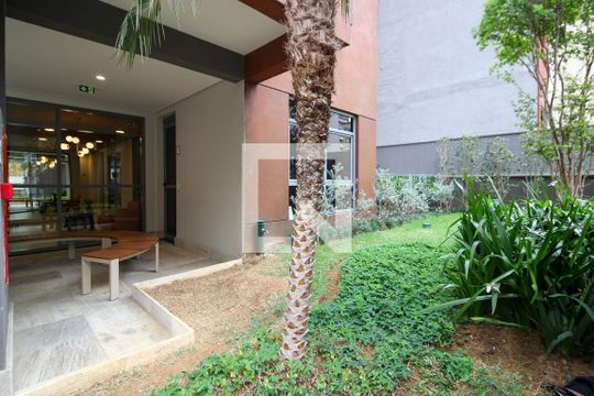 Área comum - Hall social de apartamento para alugar com 1 quarto, 31m² em Jardim Paulista, São Paulo