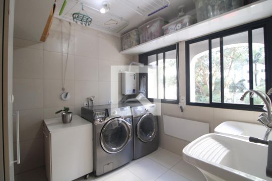 Área de Serviço de apartamento à venda com 4 quartos, 280m² em Santo Amaro, São Paulo